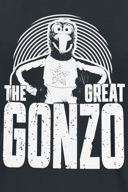 T-Shirt Manches courtes  de Le Muppet Show - The Great Gonzo - M à XXL - pour Homme - noir - Le Muppet Show - View 2