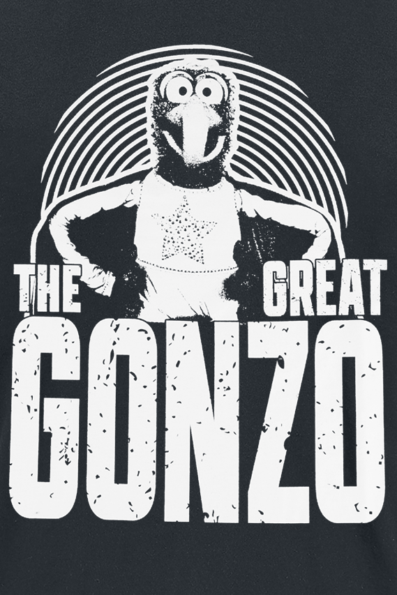 T-Shirt Manches courtes  de Le Muppet Show - The Great Gonzo - M à XXL - pour Homme - noir - Le Muppet Show - View 2