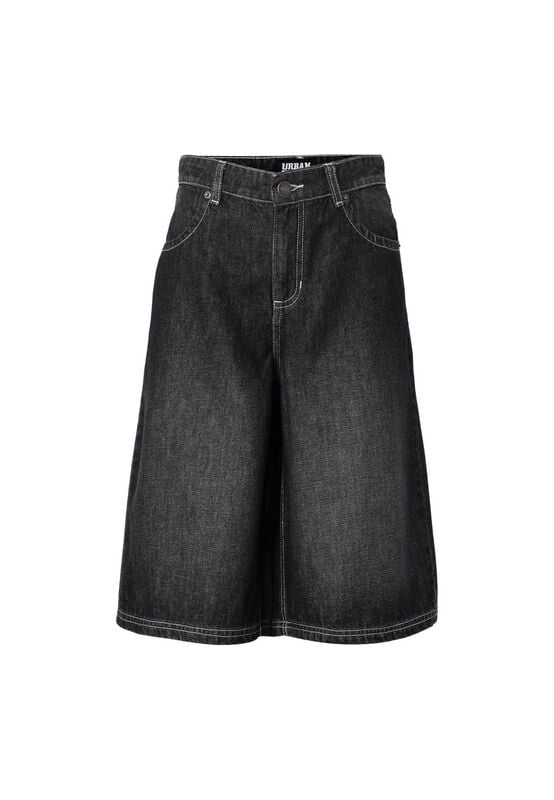 Short  de Urban Classics - Bermuda en Jean - 28 à 31 - pour Femme - noir - Urban Classics