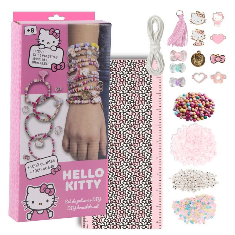 Bracelet  de Hello Kitty - Hello Kitty - Kit de Bracelets DIY - pour Unisexe - multicolore - Hello Kitty