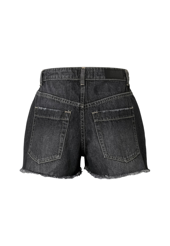 Short  de Urban Classics - Short en Jean Destroy - 27 à 32 - pour Femme - noir - Urban Classics - View 2