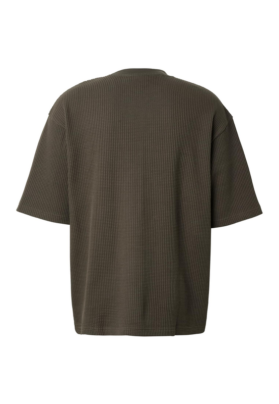 T-Shirt Manches courtes  de Urban Classics - Thermal Waffle Tee - S à XXL - pour Homme - olive - Urban Classics - View 2