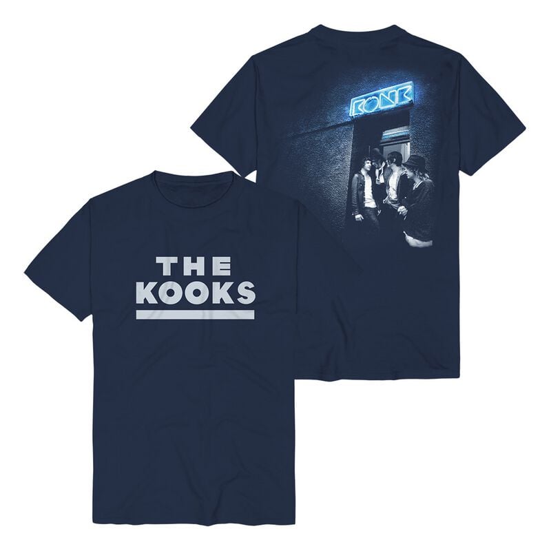 T-Shirt Manches courtes  de The Kooks - Konk - S à 3XL - pour Homme - marine - The Kooks