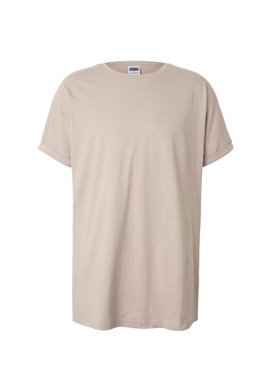 T-Shirt Manches courtes  de Urban Classics - T-Shirt Long Manches Retroussées - S à 5XL - pour Homme - beige - Urban Classics