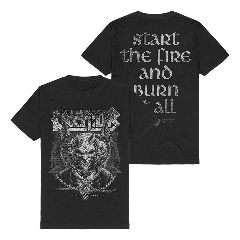 T-Shirt Manches courtes  de Kreator - Satanic Anarchy - S à 3XL - pour Homme - noir - Kreator