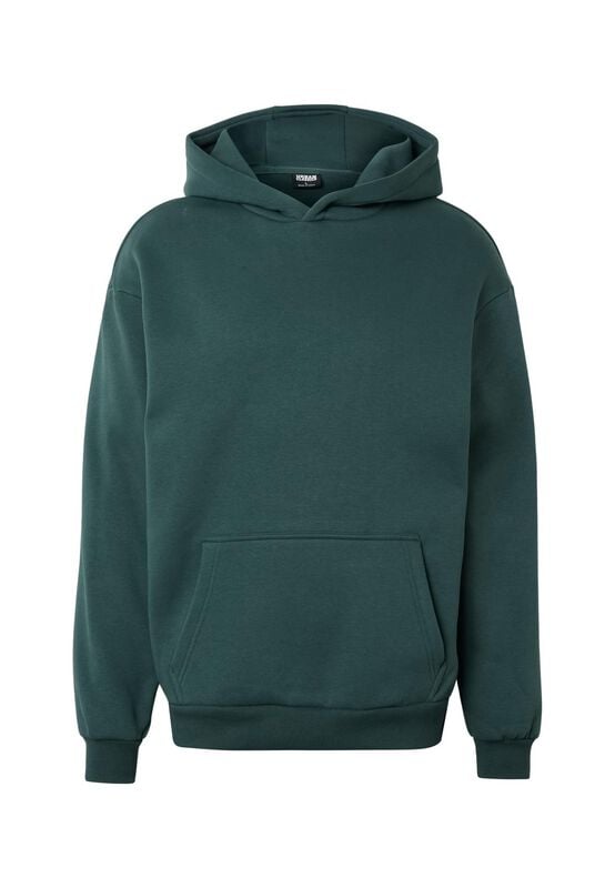 Sweat-shirt à capuche  de Urban Classics - Sweat à Capuche Fluffy - S à 4XL - pour Homme - vert bouteille - Urban Classics