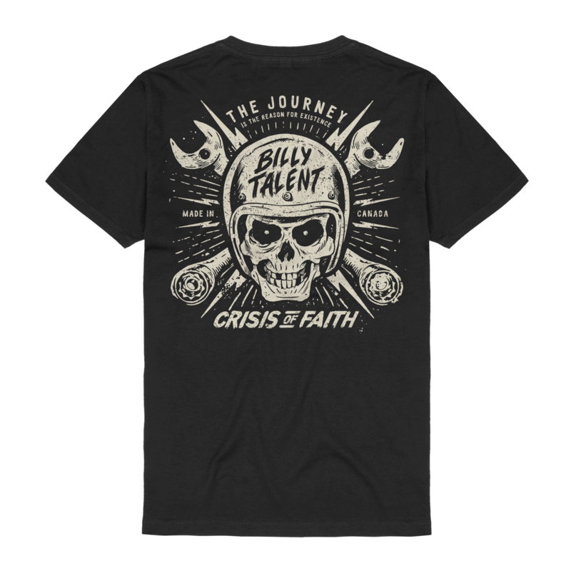 T-Shirt Manches courtes  de Billy Talent - Skull Wrench - S à 3XL - pour Homme - noir - Billy Talent - View 2