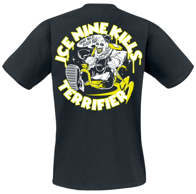 T-Shirt Manches courtes  de Ice Nine Kills - Cartoon Art - S à 4XL - pour Homme - noir - Ice Nine Kills - View 2