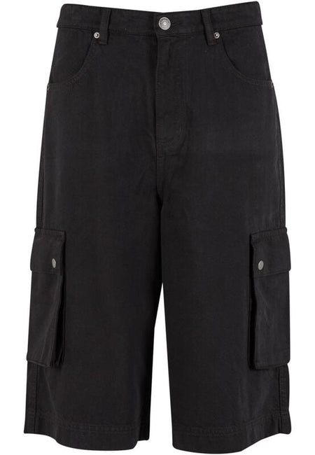 Short  de Urban Classics - Washed Workwear Cargo Shorts - 30 à 38 - pour Homme - noir - Urban Classics