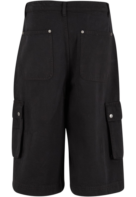 Short  de Urban Classics - Washed Workwear Cargo Shorts - 30 à 38 - pour Homme - noir - Urban Classics - View 2
