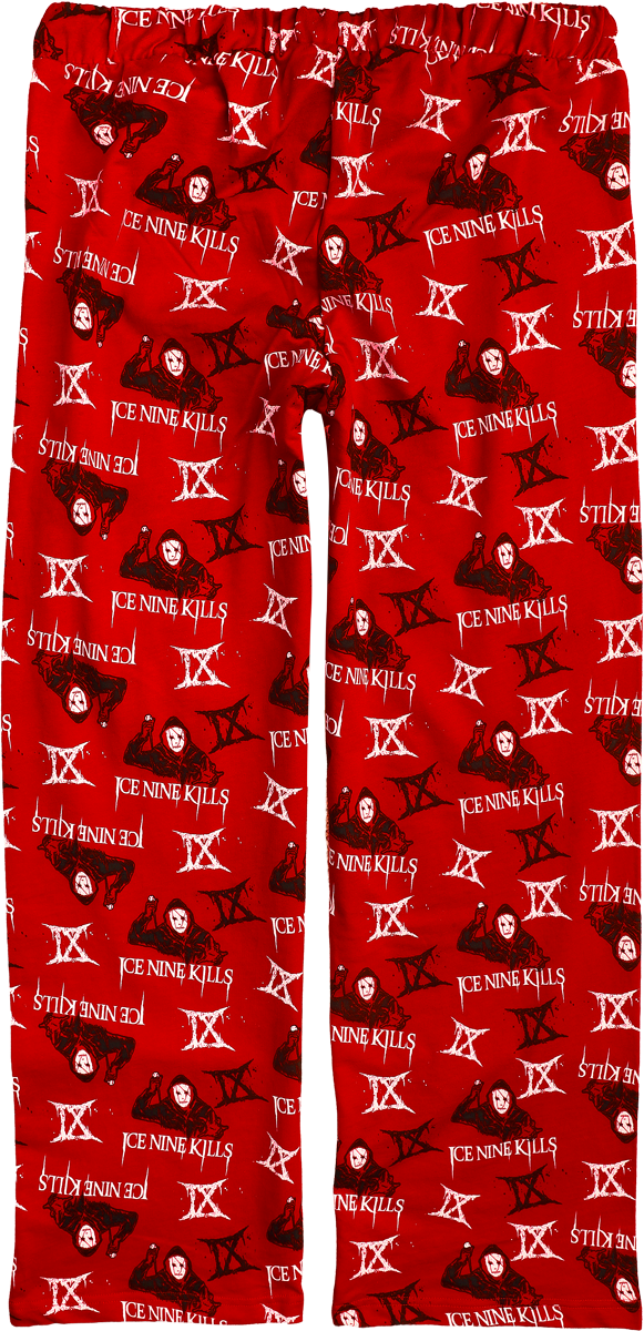 Pantalon en toile  de Ice Nine Kills - Freizeithose - M à 3XL - pour Homme - rouge - Ice Nine Kills - View 2