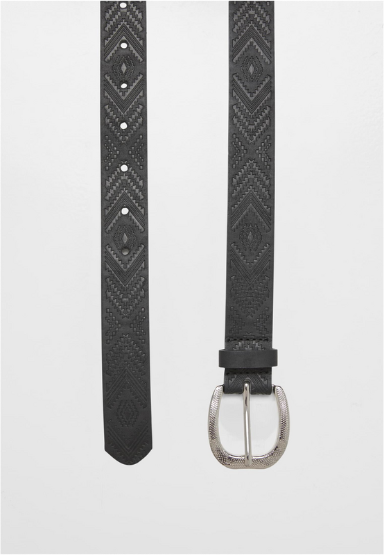 Ceinture  de Urban Classics - Motif perforé en simili cuir - pour Femme - noir - Urban Classics - View 2