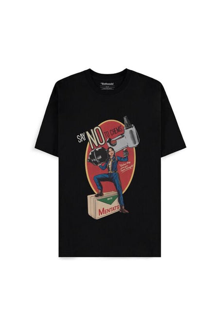 T-Shirt Manches courtes Gaming de Fallout - Say No to Chems - S à XXL - pour Homme - noir - Fallout