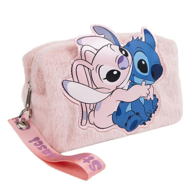 Trousse à cosmétiques Disney de Lilo & Stitch - Stitch and Angel - pour Unisexe - rose clair - Lilo & Stitch