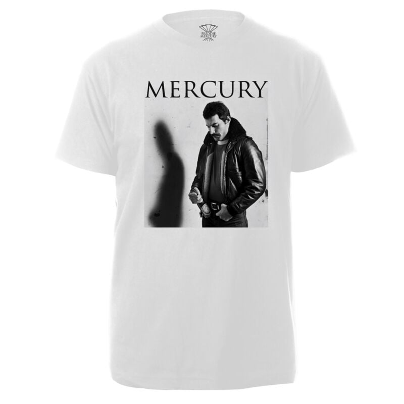 T-Shirt Manches courtes  de Mercury, Freddie - Photo - S à 3XL - pour Homme - blanc - Mercury, Freddie