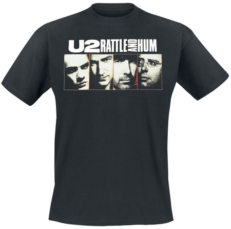 T-Shirt Manches courtes  de U2 - Rattle And Hum - S à 3XL - pour Homme - noir - U2