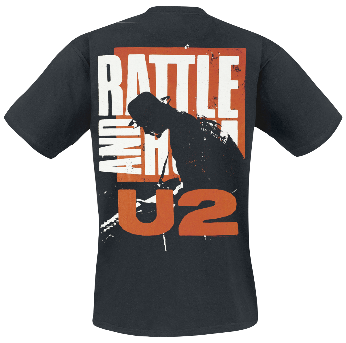 T-Shirt Manches courtes  de U2 - Rattle And Hum - S à 3XL - pour Homme - noir - U2 - View 2