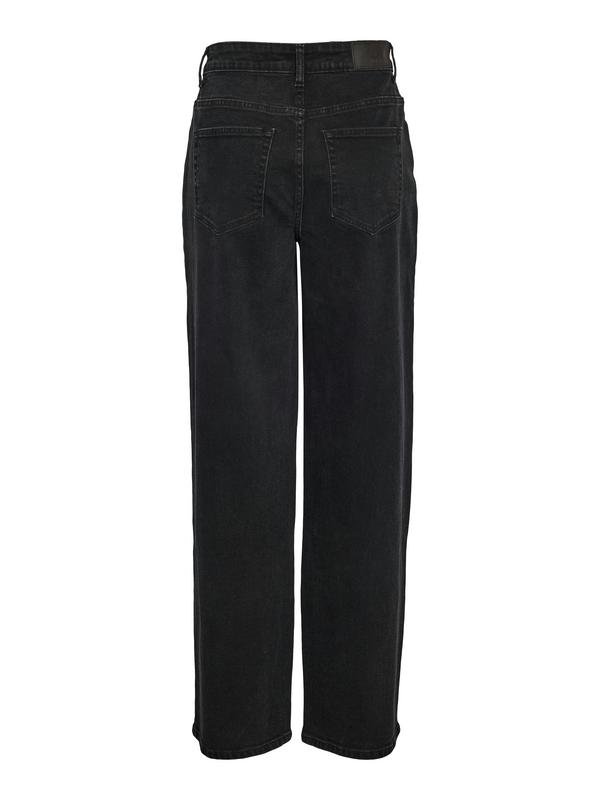 Jean  de Noisy May - NMJOSIE HW AZ385BL NOOS - Jean Ample - W28L32 à W31L32 - pour Femme - noir - Noisy May - View 2