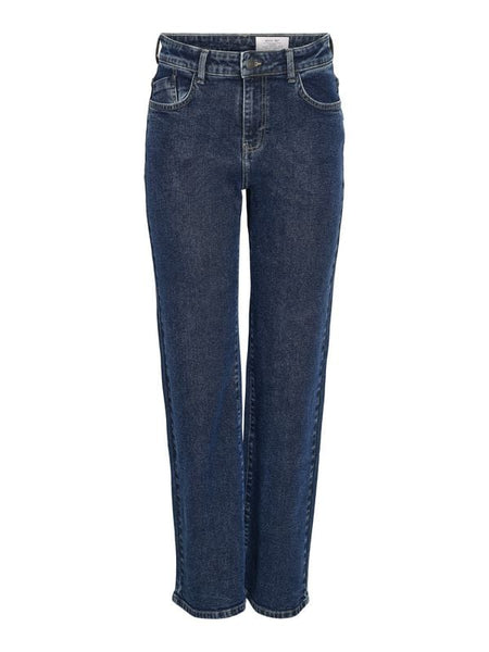 Jean  de Noisy May - NMYOLANDA AZ365DB FWD NOOS - Jean Droit Ample - W27L32 à W32L32 - pour Femme - bleu - Noisy May