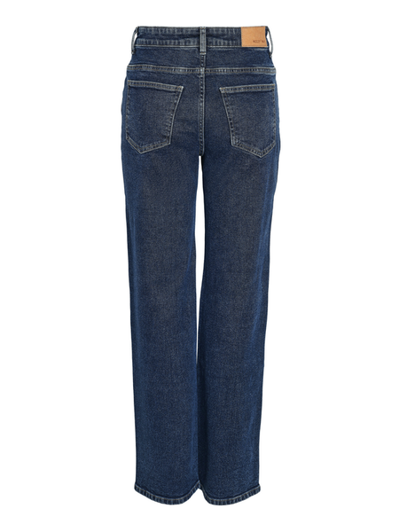 Jean  de Noisy May - NMYOLANDA AZ365DB FWD NOOS - Jean Droit Ample - W27L32 à W32L32 - pour Femme - bleu - Noisy May - View 2