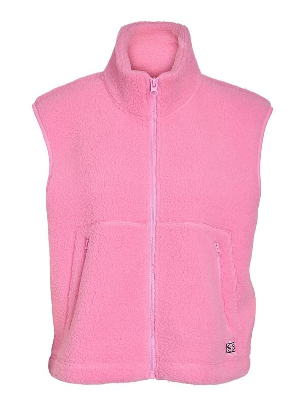 Veste  de Noisy May - NMMASEY SHORT NOOS - Veste Polaire Sans Manches - XS à XL - pour Femme - rose - Noisy May