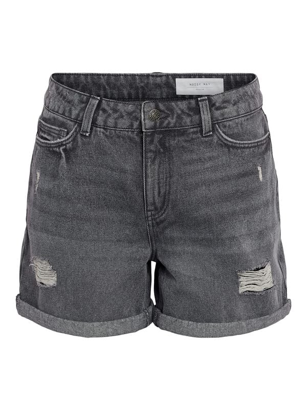 Short  de Noisy May - NMSMILEY NW VI594DG NOOS - Short Denim Gris - XS à M - pour Femme - gris - Noisy May