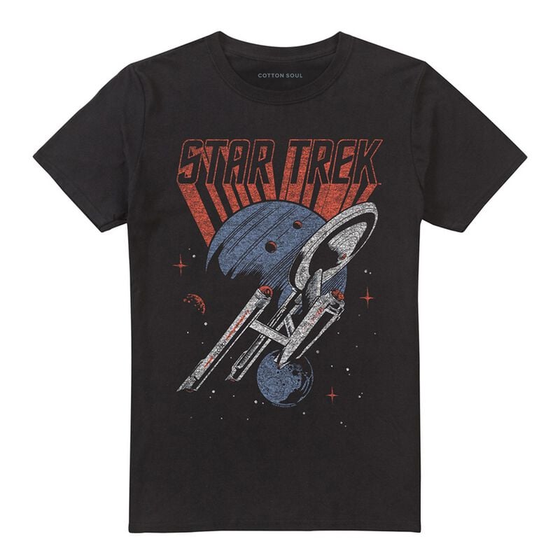 T-Shirt Manches courtes  de Star Trek - Space Travel - M à 5XL - pour Homme - noir - Star Trek