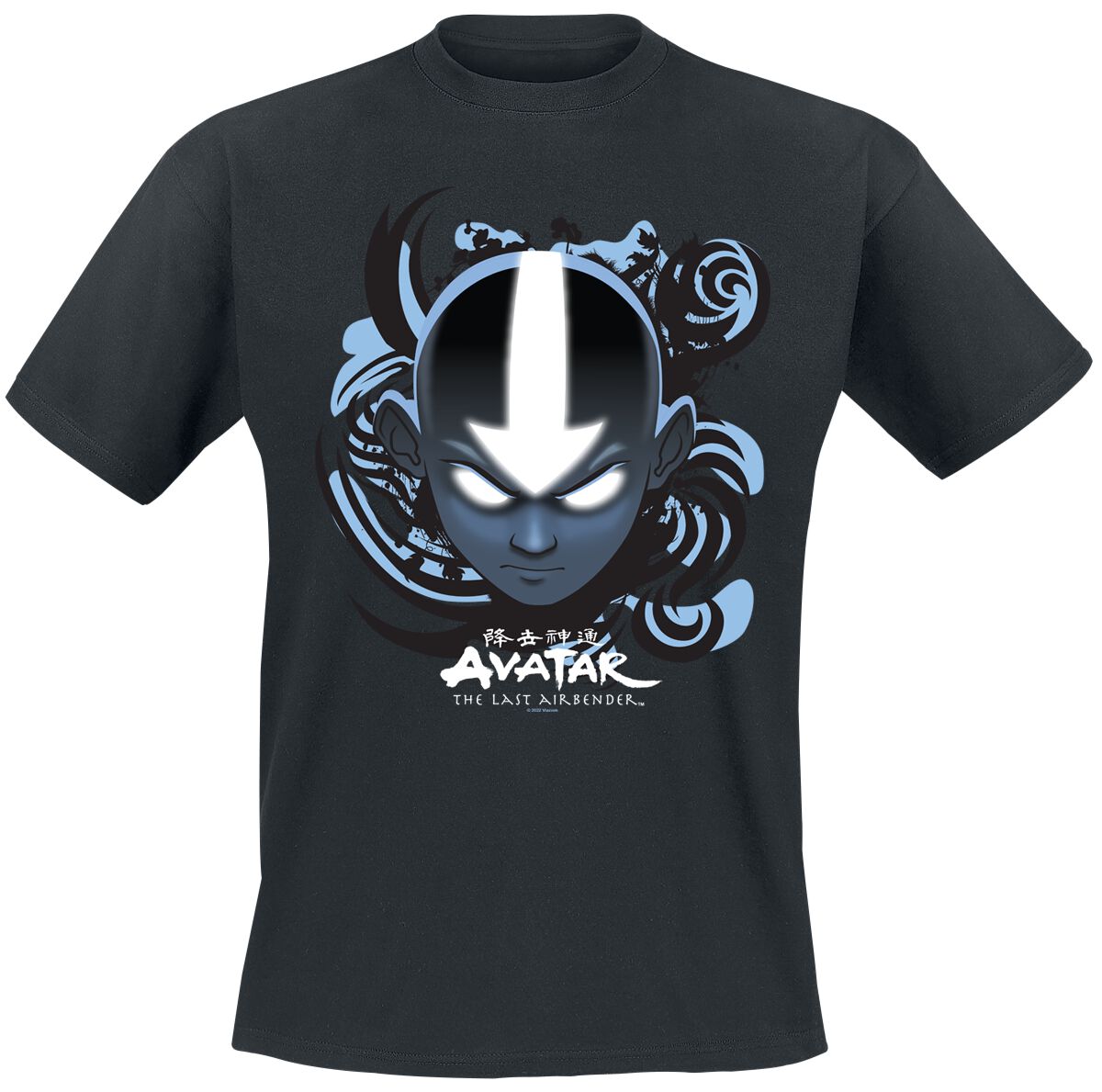 T-Shirt Manches courtes  de Avatar - Le Dernier Maître De L'Air - Le dernier Maître de l'Air - M à 3XL - pour Homme - noir - Avatar - Le Dernier Maître De L'Air