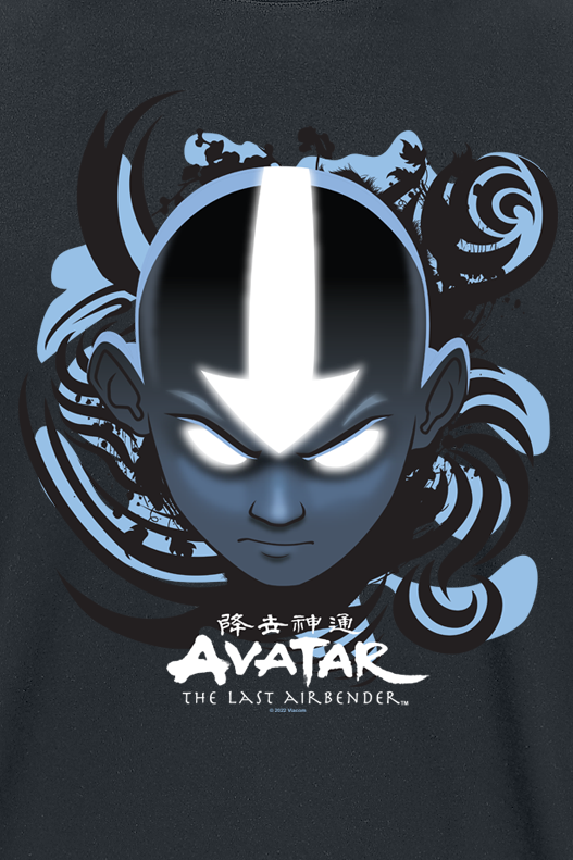 T-Shirt Manches courtes  de Avatar - Le Dernier Maître De L'Air - Le dernier Maître de l'Air - M à 3XL - pour Homme - noir - Avatar - Le Dernier Maître De L'Air - View 2