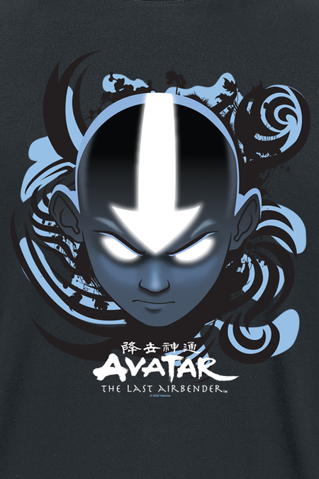 T-Shirt Manches courtes  de Avatar - Le Dernier Maître De L'Air - Le dernier Maître de l'Air - M à 3XL - pour Homme - noir - Avatar - Le Dernier Maître De L'Air - View 2