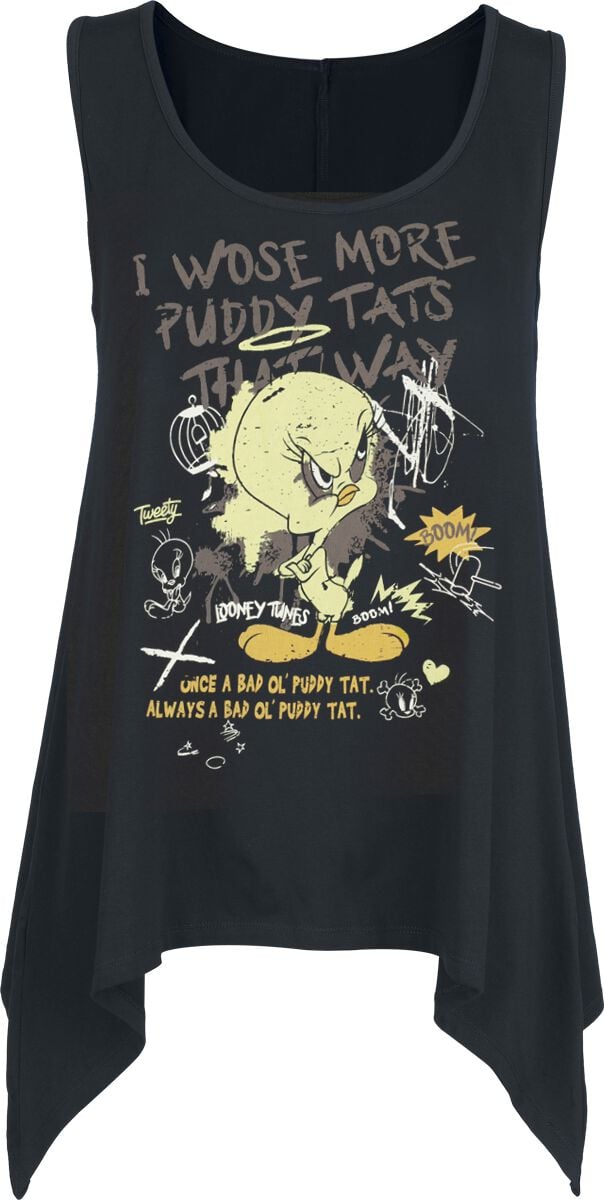 Top  de Looney Tunes - Titi - S à 3XL - pour Femme - noir - Looney Tunes