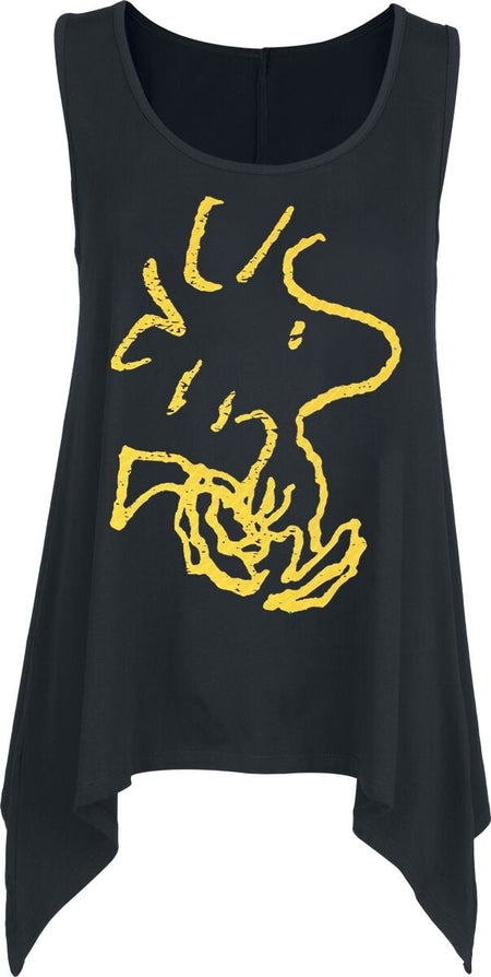 Top  de Snoopy - Woodstock - S à XXL - pour Femme - noir - Snoopy