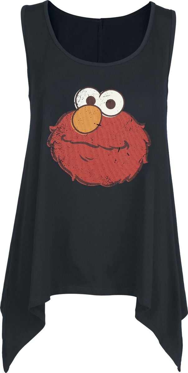 Top  de Sesame Street - Elmo - S à 3XL - pour Femme - noir - Sesame Street
