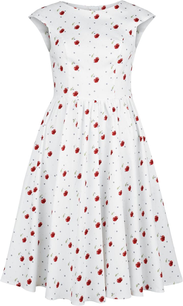 Robe mi-longue Rockabilly de H&R London - Cherry Bloom - Robe - S à XXL - pour Femme - multicolore - H&R London