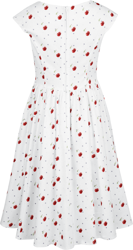 Robe mi-longue Rockabilly de H&R London - Cherry Bloom - Robe - XS à 3XL - pour Femme - multicolore - H&R London - View 2