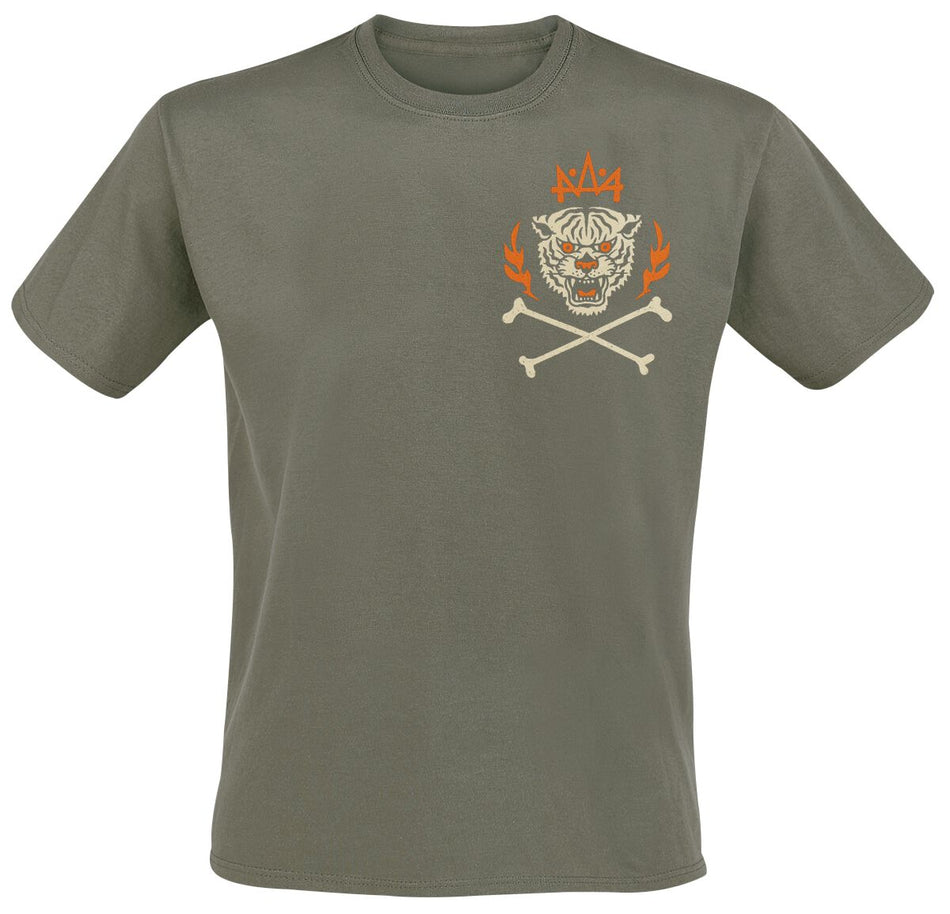 T-Shirt Manches courtes  de Der W - Krieger - S à 5XL - pour Homme - olive - Der W