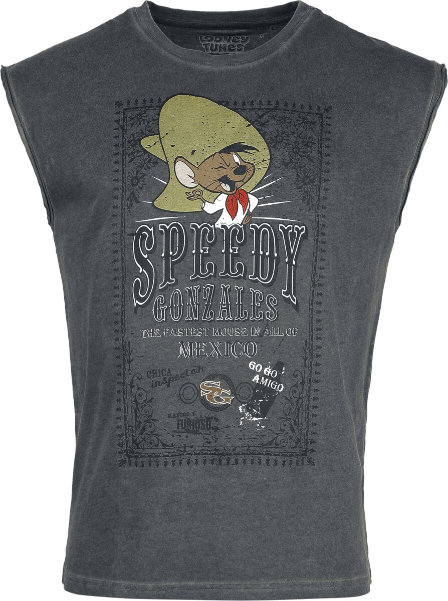 Débardeur  de Looney Tunes - Speedy Gonzales - S à 3XL - pour Homme - noir - Looney Tunes