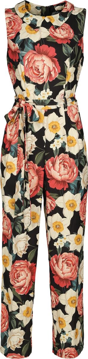 Salopette Rockabilly de H&R London - Wild Flower Breeze - XS à XXL - pour Femme - multicolore - H&R London