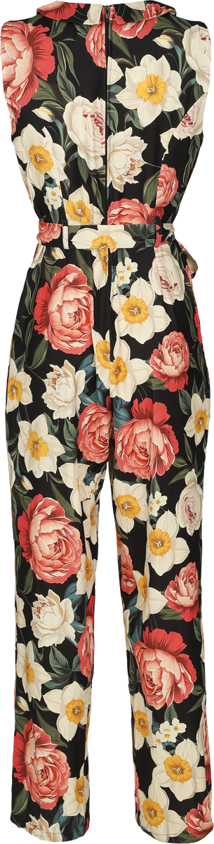 Salopette Rockabilly de H&R London - Wild Flower Breeze - XS à XXL - pour Femme - multicolore - H&R London - View 2