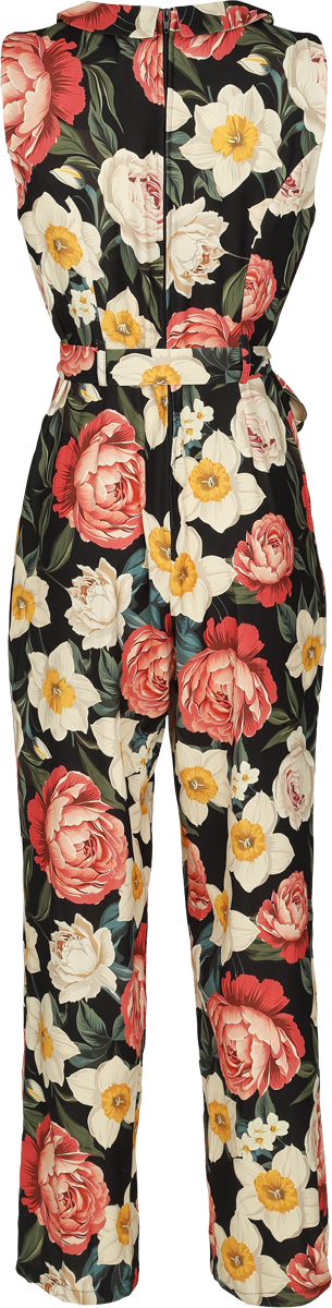 Salopette Rockabilly de H&R London - Wild Flower Breeze - XS à XXL - pour Femme - multicolore - H&R London - View 2