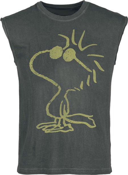 Débardeur  de Snoopy - Woodstock - S à 3XL - pour Homme - noir - Snoopy