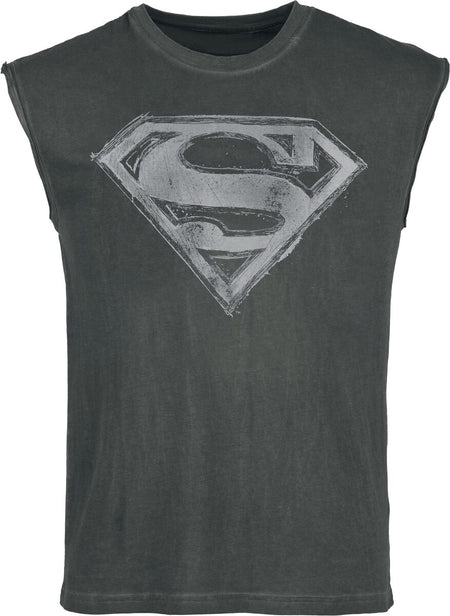 Débardeur  de Superman - Logo - S à 3XL - pour Homme - noir - Superman