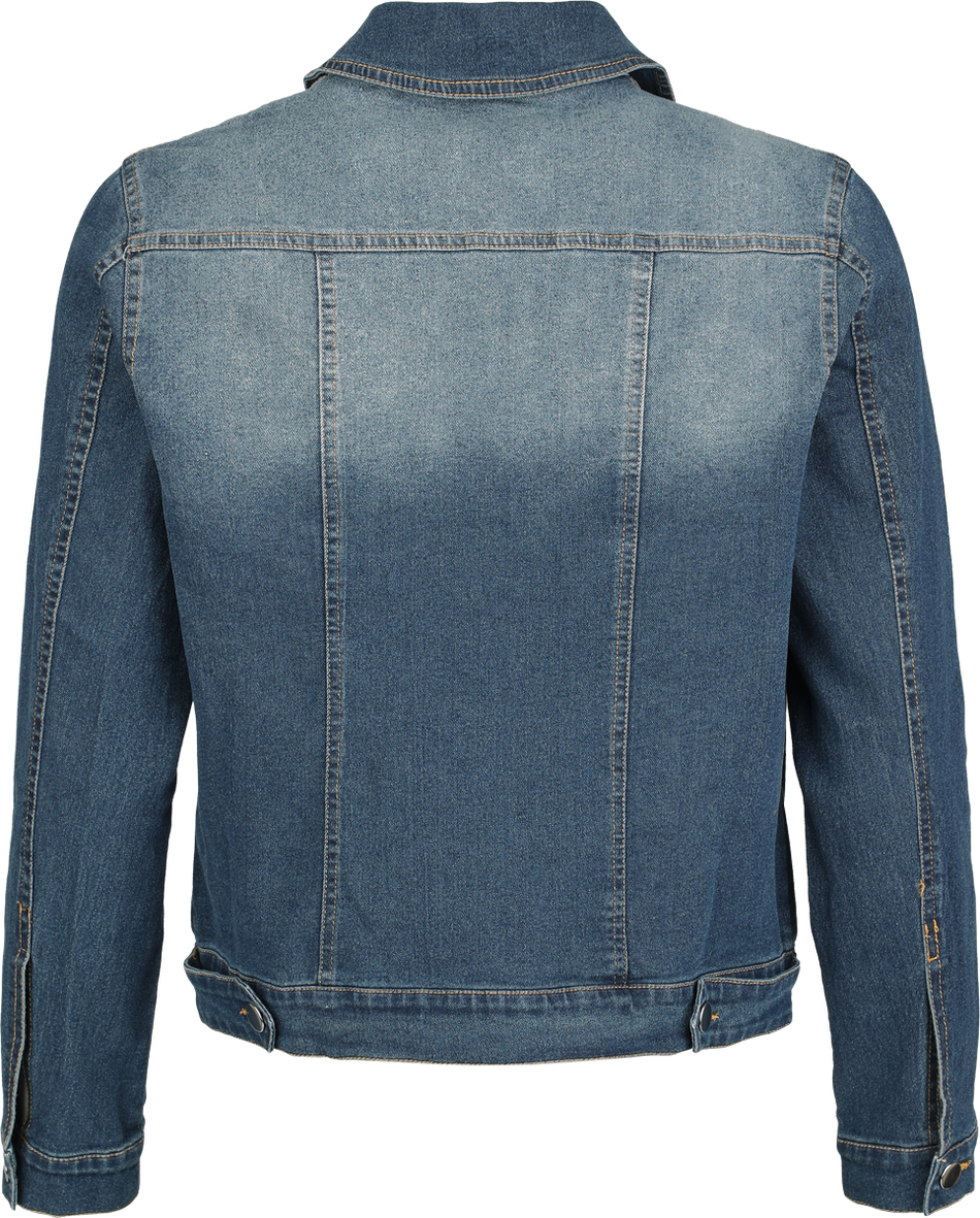 Veste en Jean Rockabilly de H&R London - Blue Rebel - XS à 4XL - pour Femme - bleu - H&R London - View 2