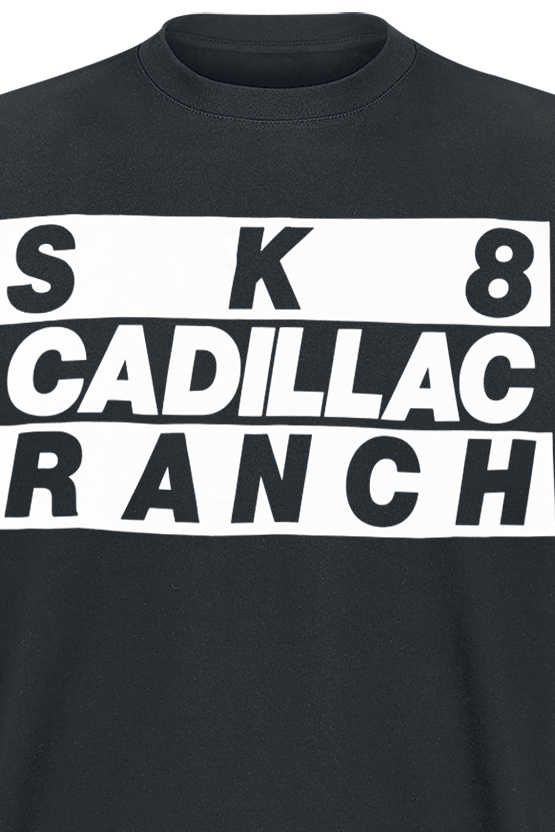 T-Shirt Manches courtes  de Der W - Cadillac Ranch - S à 3XL - pour Homme - noir - Der W - View 2