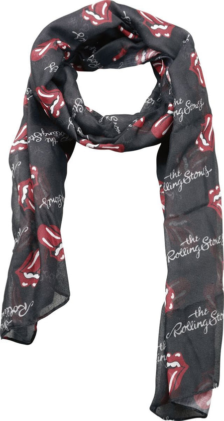 Foulard  de The Rolling Stones - Logo - pour Unisexe - noir - The Rolling Stones