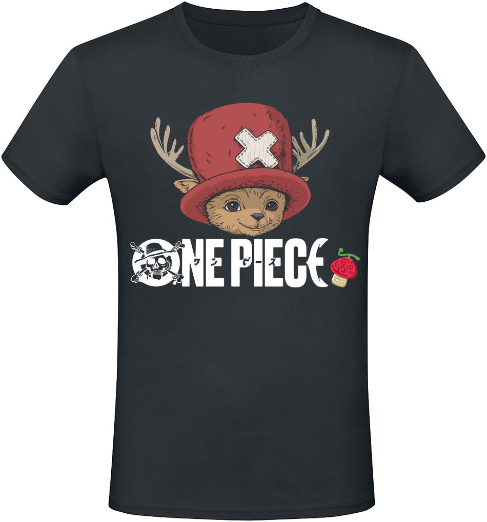 T-Shirt Manches courtes  de One Piece - Chopper - S à XXL - pour Homme - noir - One Piece