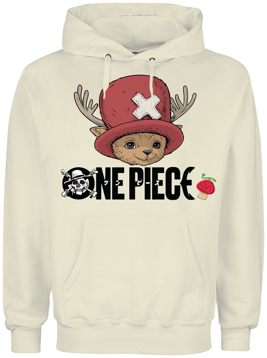 Sweat-shirt à capuche  de One Piece - Chopper - Logo - S à XXL - pour Homme - naturel - One Piece