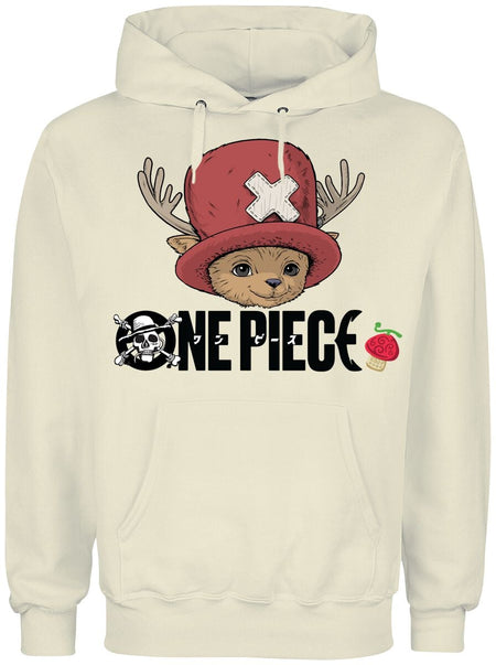 Sweat-shirt à capuche  de One Piece - Chopper - Logo - S à XXL - pour Homme - naturel - One Piece