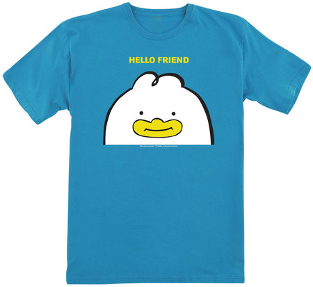 T-shirt  de KPop Demon Hunters - Hello Friend Derpy Letter - 104 à 152 - pour Enfants - turquoise - KPop Demon Hunters