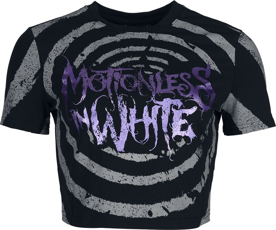 T-Shirt Manches courtes Gothic de Motionless In White by Killstar - Voices Spiral - T-shirt - S à XL - pour Femme - noir - Motionless In White by Killstar